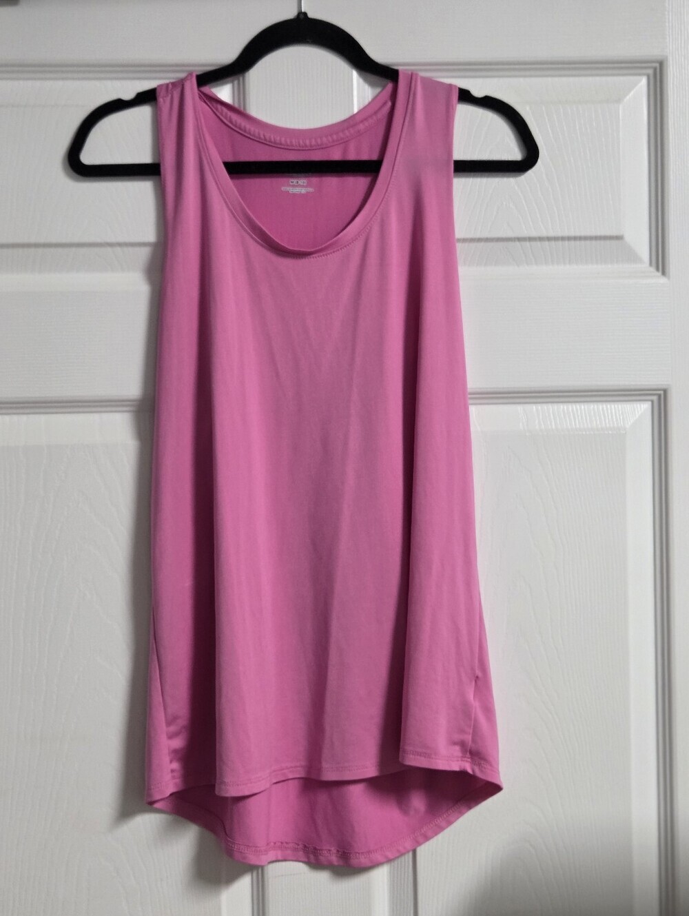 Women's Athletic Works Pink Scoop Neck Tank Top Size M